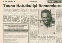 James Hatuikulipi’s father remembered